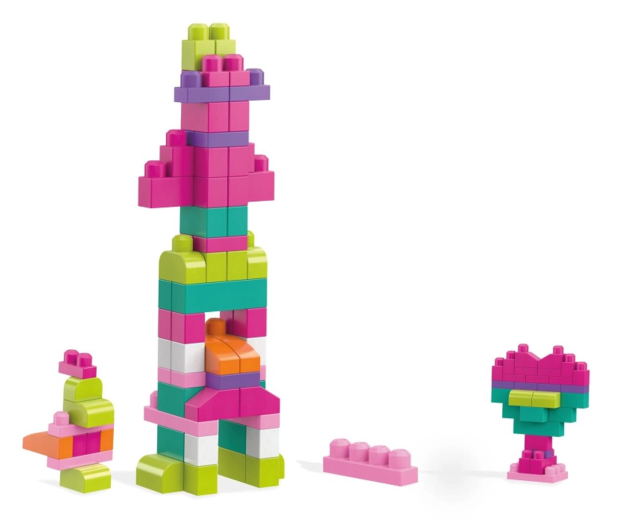 Mega Bloks Klocki Zestaw 60 el torba różowa - 331512 - zdjęcie 3